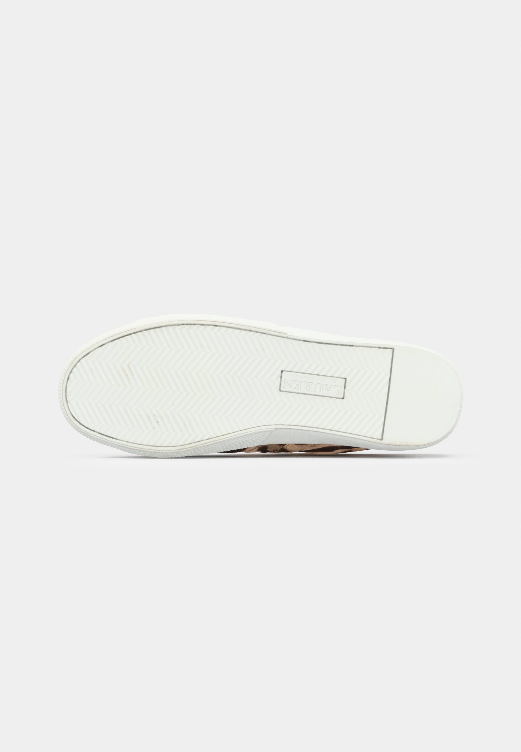 Lauren Ralph Lauren JANSON II OCELOT-PRINT CANVAS SNEAKER