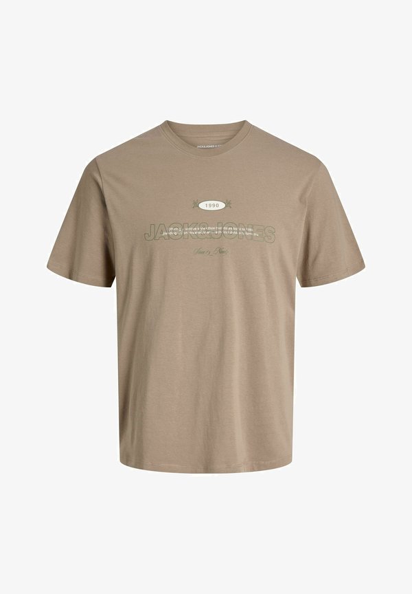 Jack & Jones Printed - Print T-shirt - desert taupe