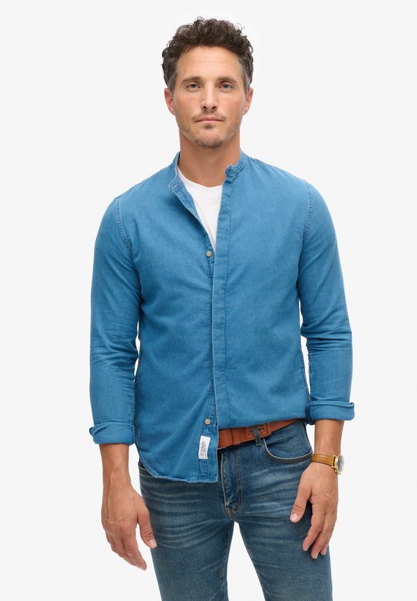 Superdry & Co GRANDAD - Shirt - heavy wash