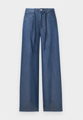 ONLY ONLGIANNA CHARIS STRAIGHT - Trousers - dark blue denim