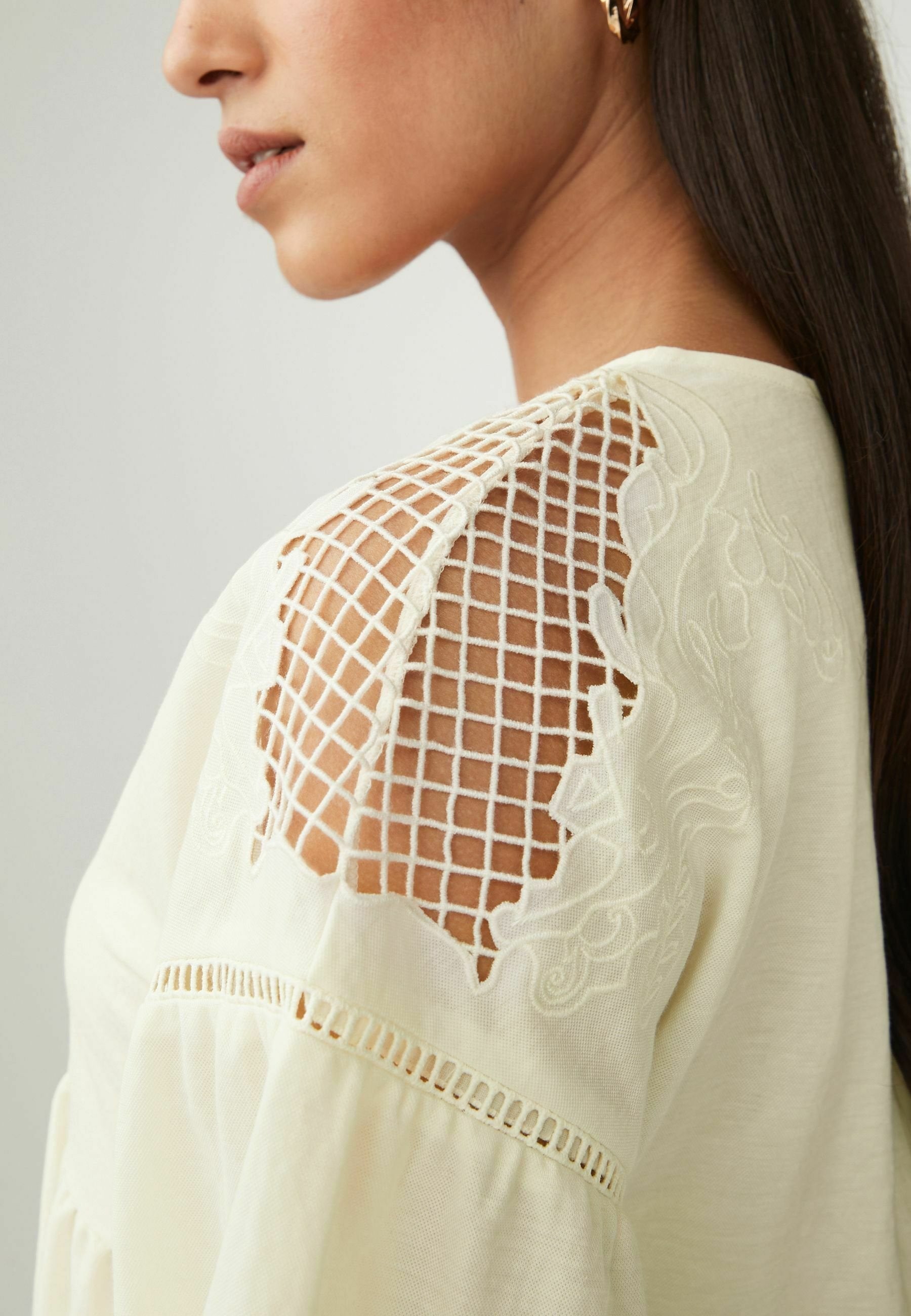 Next LONG SLEEVE V-NECK CUTWORK