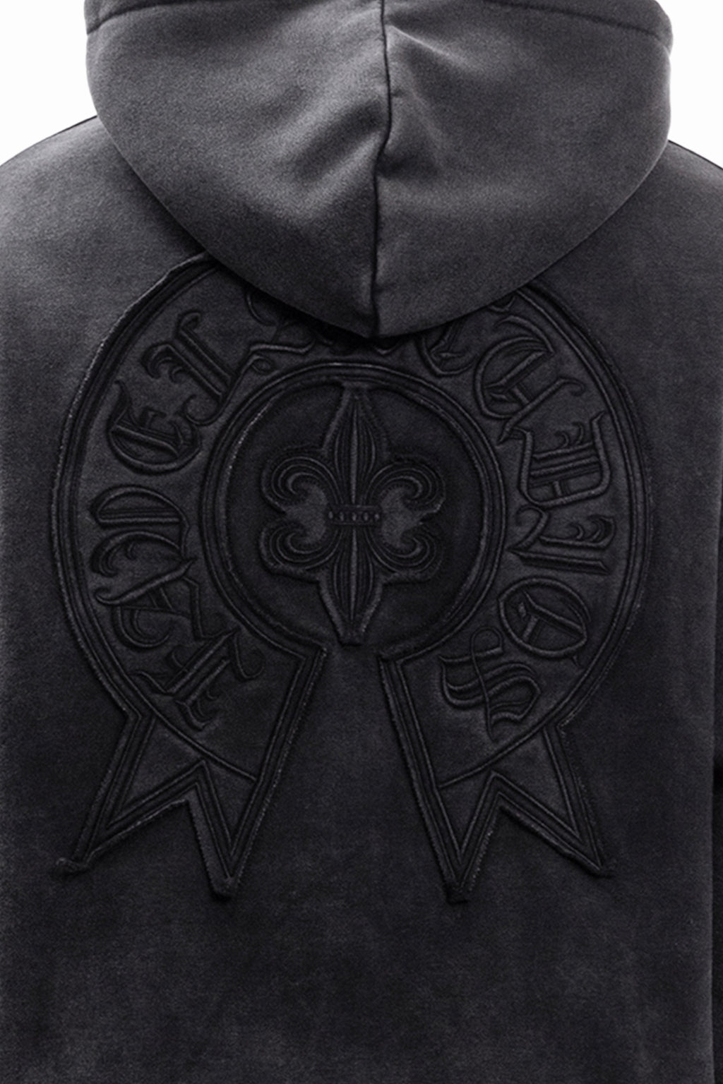 FAVELA GRADIENT PATCH WASHED BLACK FRONTZIP UNISEX