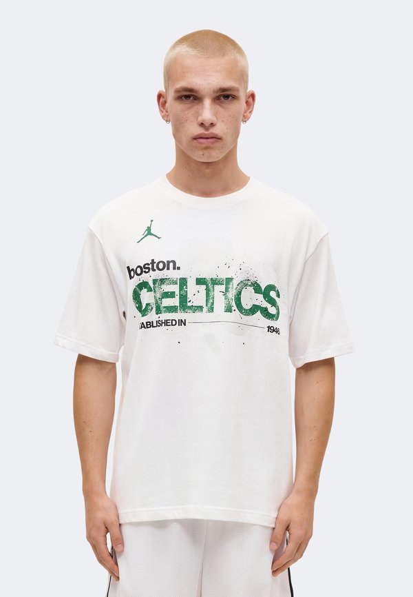 Nike Performance BOSTON CELTICS CTS STATEMENT JORDAN 85 TEE - Club wear - white