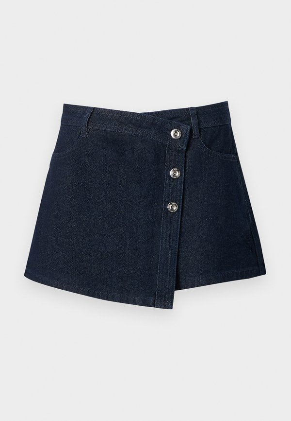 ONLY ONLLESLY Mini - Skort - dark blue denim