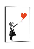 Orange Wallz GIRL WITH RED BALLON