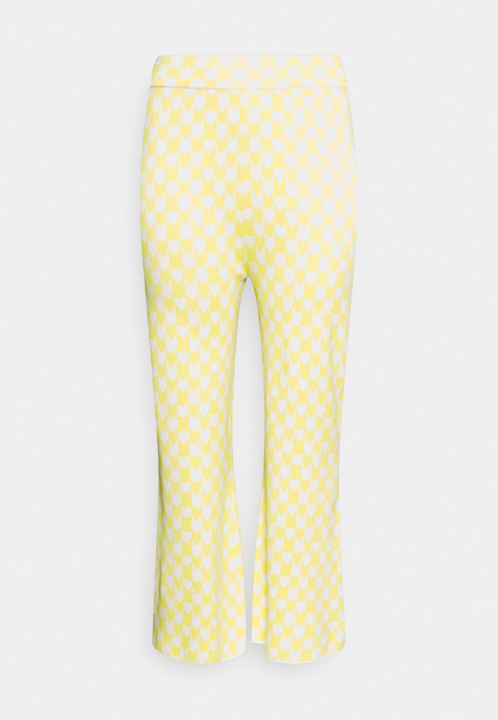 Glamorous Curve INTARSIA WIDE LEG CROPPED TROUSER