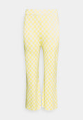 Glamorous Curve INTARSIA WIDE LEG CROPPED TROUSER