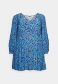 FLORAL SHORT DRESS Media 1
