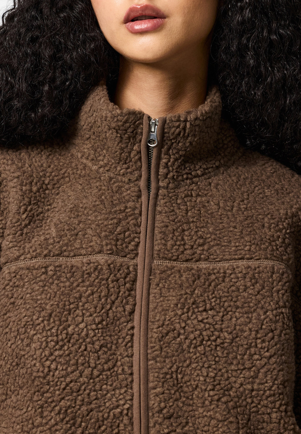 Pieces PCSADIA LS TEDDY JACKET NOOS BC
