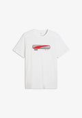 Puma PUMA SPORT LOGO PLAY T-SHIRT - Print T-shirt - white