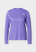 New Balance SPORT ESSENTIAL LONG SLEEVE - Long sleeved top - electric purple