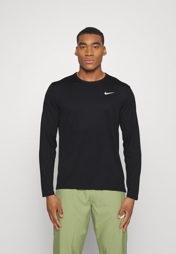 Nike Performance MILER TOP - Long sleeved top - black