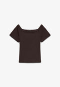 Vero Moda AWEMMA - Basic T-shirt - chocolate torte