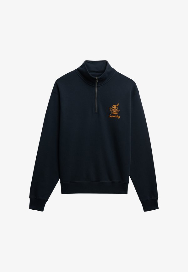Superdry & Co COUNTRY CLUB CREST HALF ZIP - Sweatshirt - eclipse navy