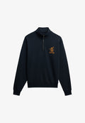 Superdry & Co COUNTRY CLUB CREST HALF ZIP - Sweatshirt - eclipse navy
