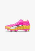 Puma ULTRA 6 MATCH+ FG/AG UNISEX - Football boots artificial grass - poison pink white sun stream bright aqua black