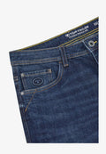 TOM TAILOR JOSH - Straight leg jeans - blue denim dark wash