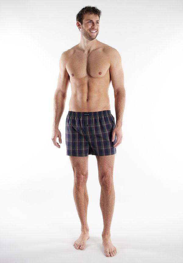 TOM TAILOR 2-PACK - Boxer shorts - blau-dunkel-karo