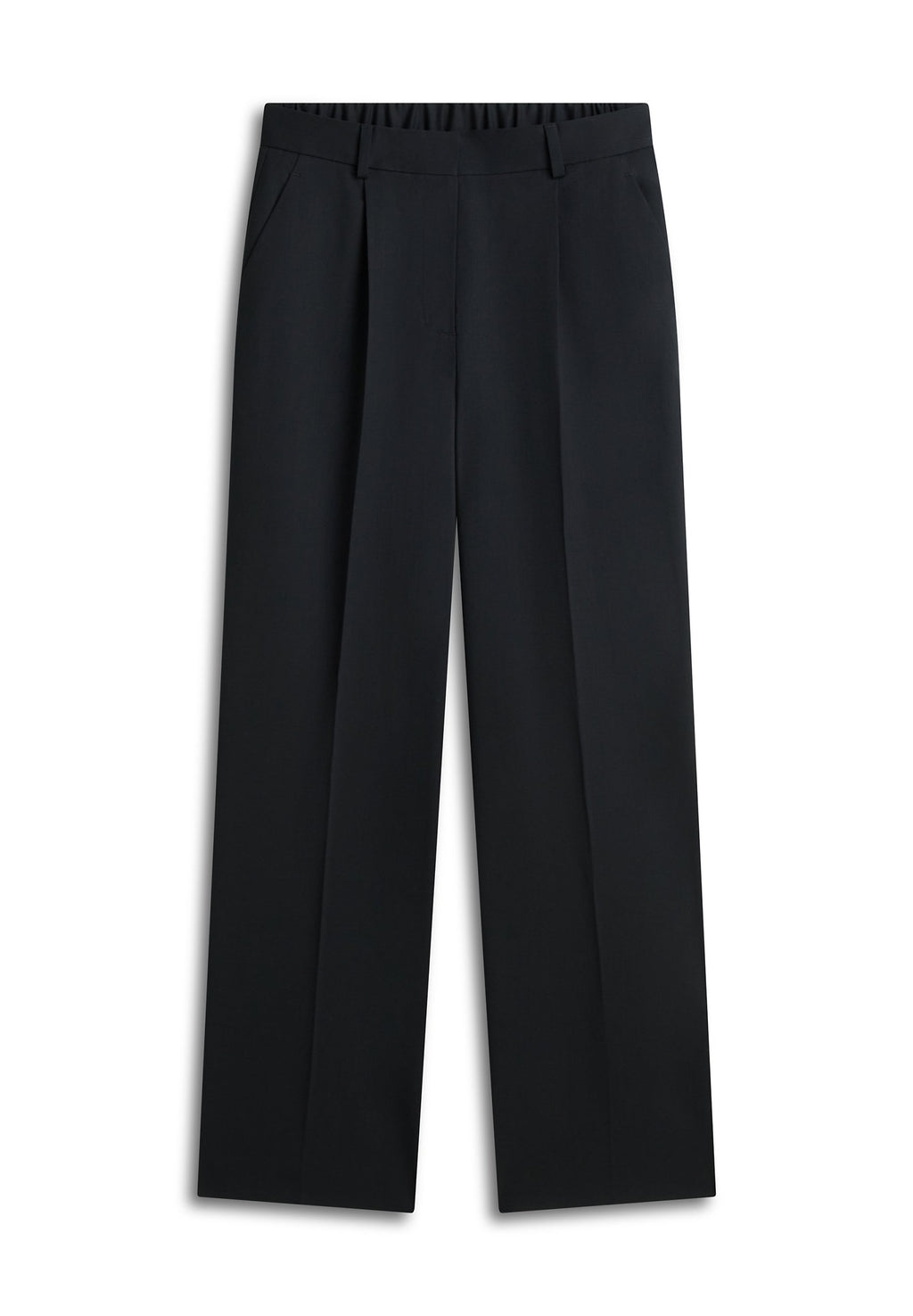 TIMELESS WOOL BLEND WIDE LEG TROUSERS Media 1