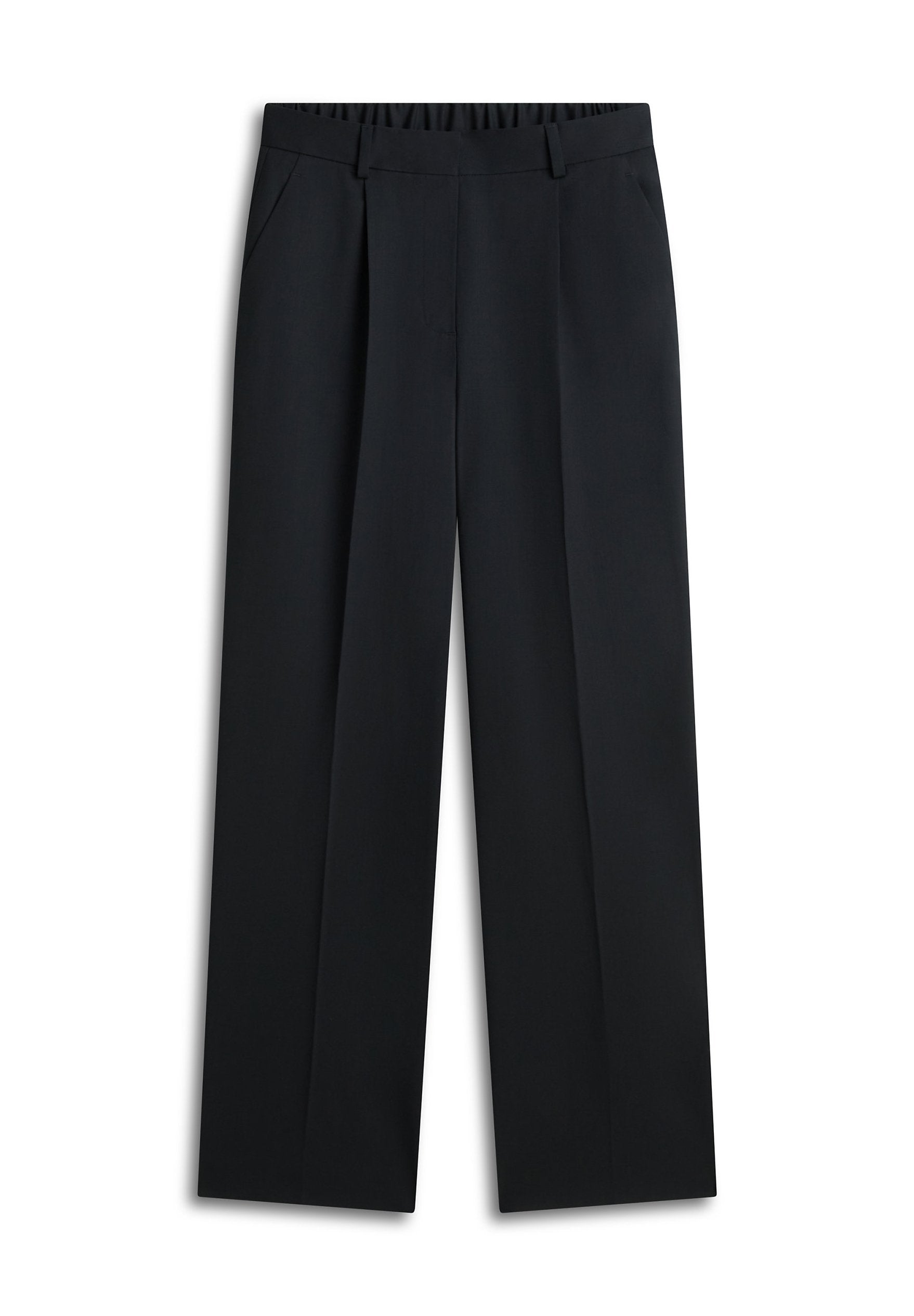 TIMELESS WOOL BLEND WIDE LEG TROUSERS Media 1