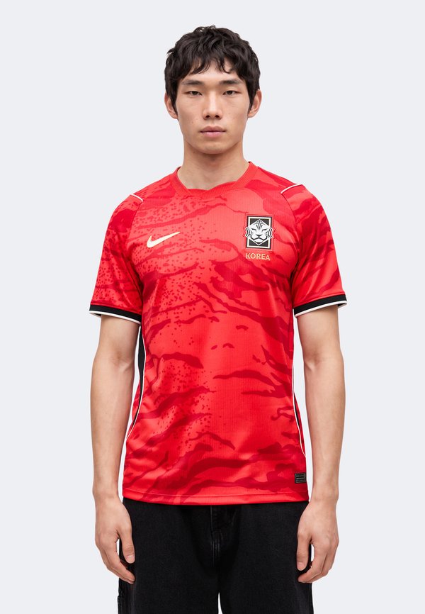 Nike Performance KOREA 2026 STAIDUM HOME - National team wear - global red/black/white/club gold-coloured