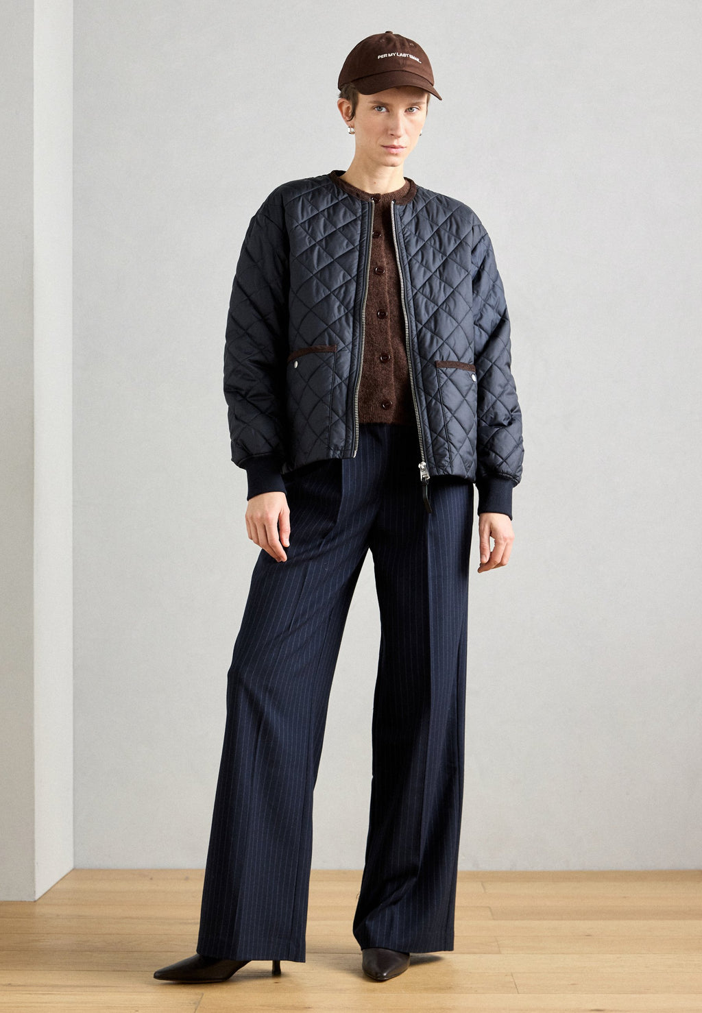 Marc O'Polo JACKET QUILTED, COLLARLESS PATCHED POCKETS