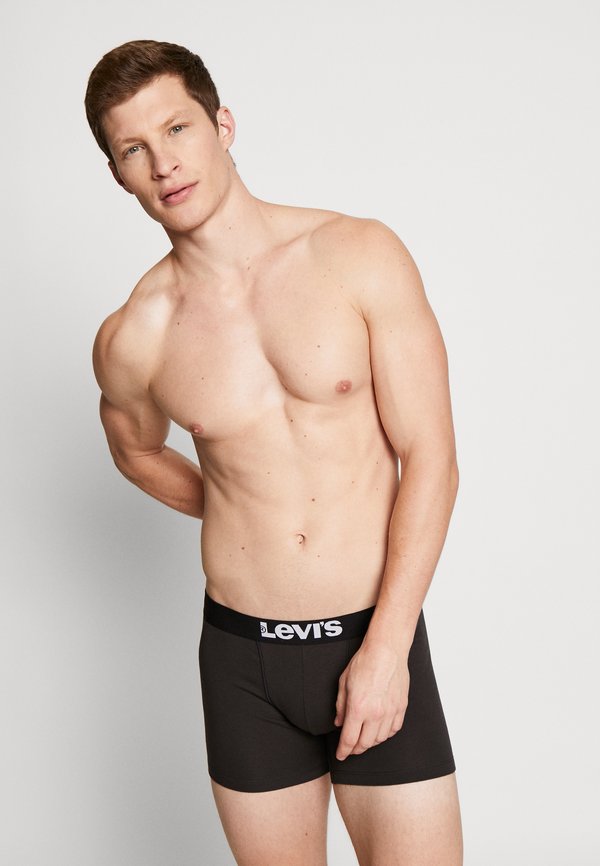 Levi's® SOLID BASIC BOXER 2 PACK - Boxer briefs - jet black