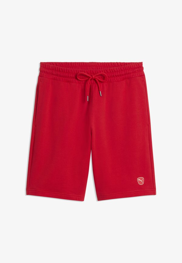 Puma ESSENTIALS ELEVATED 9 - Tracksuit bottoms - for all time red