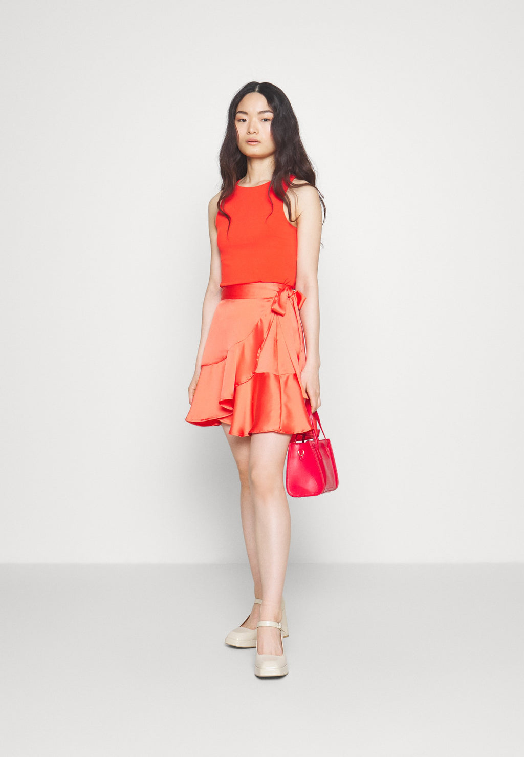 Object Petite OBJSATEEN MINI SKIRT