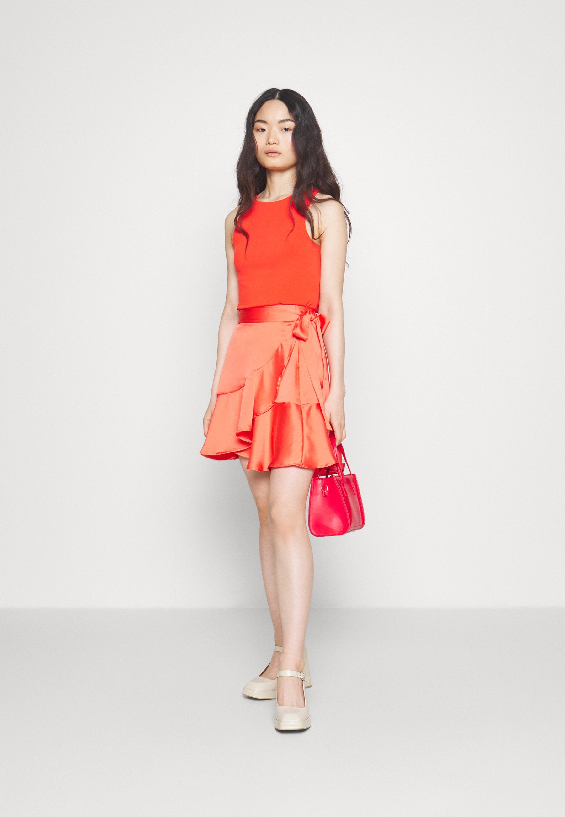 Object Petite OBJSATEEN MINI SKIRT