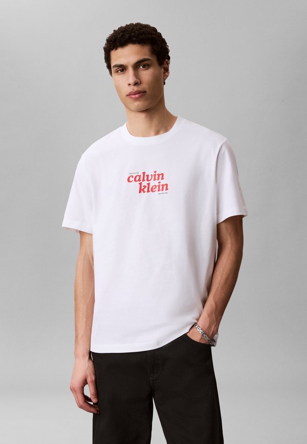 Calvin Klein Jeans Print T-shirt - bright white