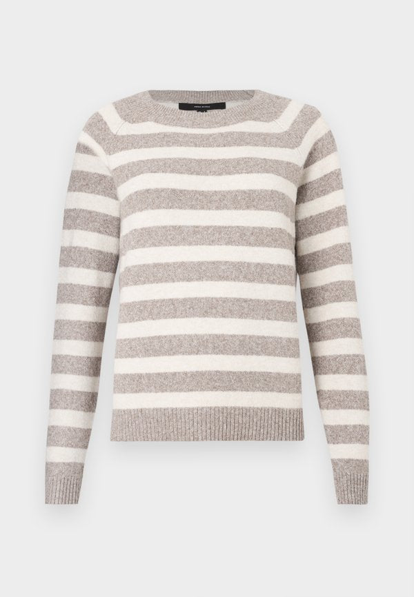 Vero Moda VMDOFFY O NECK - Jumper - moon rock/birch