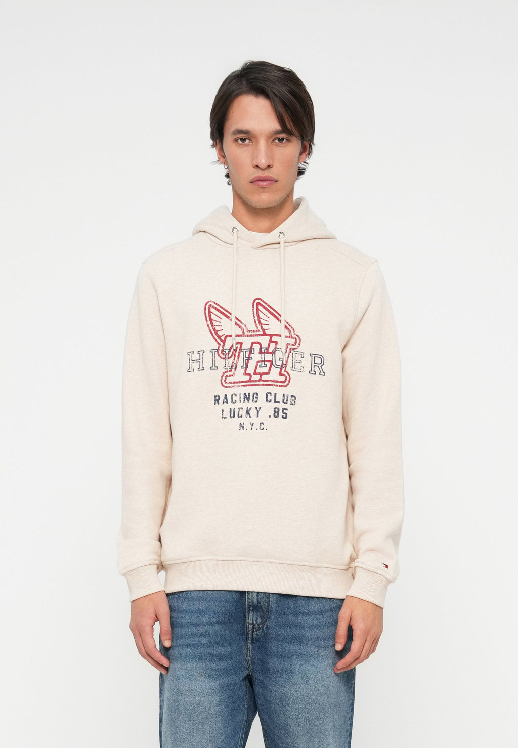 GRAPHIC TERRY DRAWSTRING HOODY Media 3