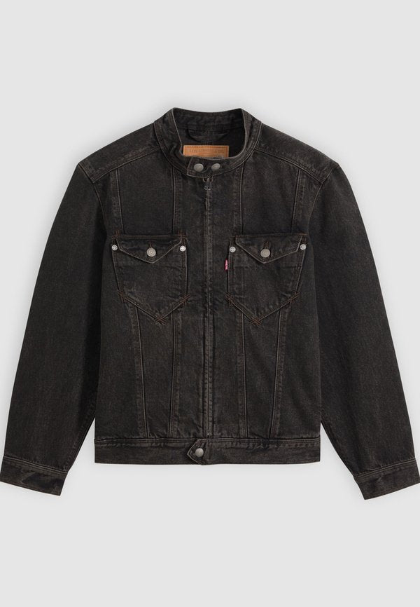 Levi's® TWISTED MOTO JACKET - Denim jacket - midnight