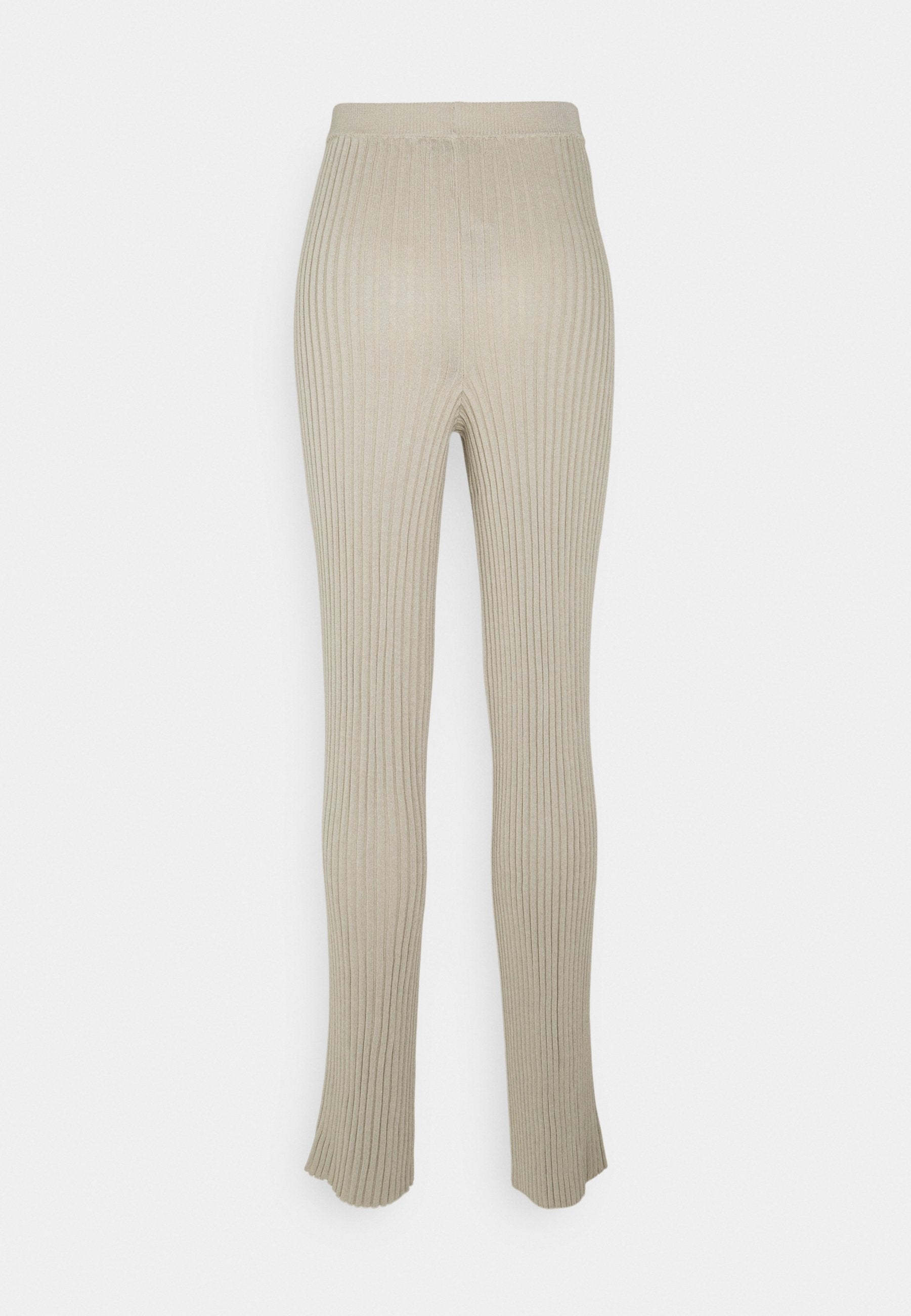 NA-KD RIBBED KNITTED PANTS