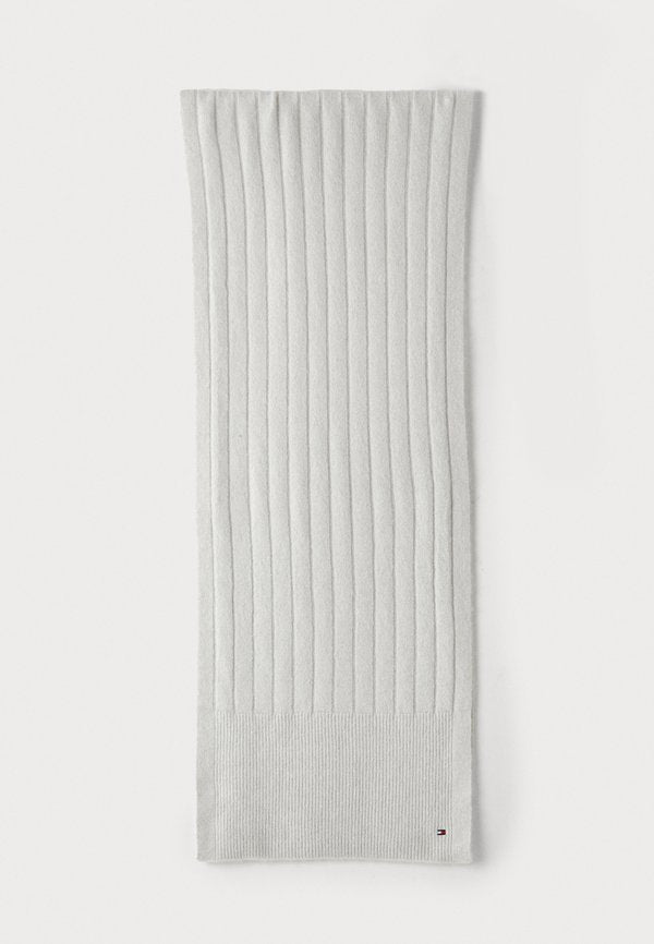 Tommy Hilfiger FLAG FLUFFY SCARF - Scarf - grey whisper