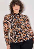 Apricot CURVE RETRO HEARTS