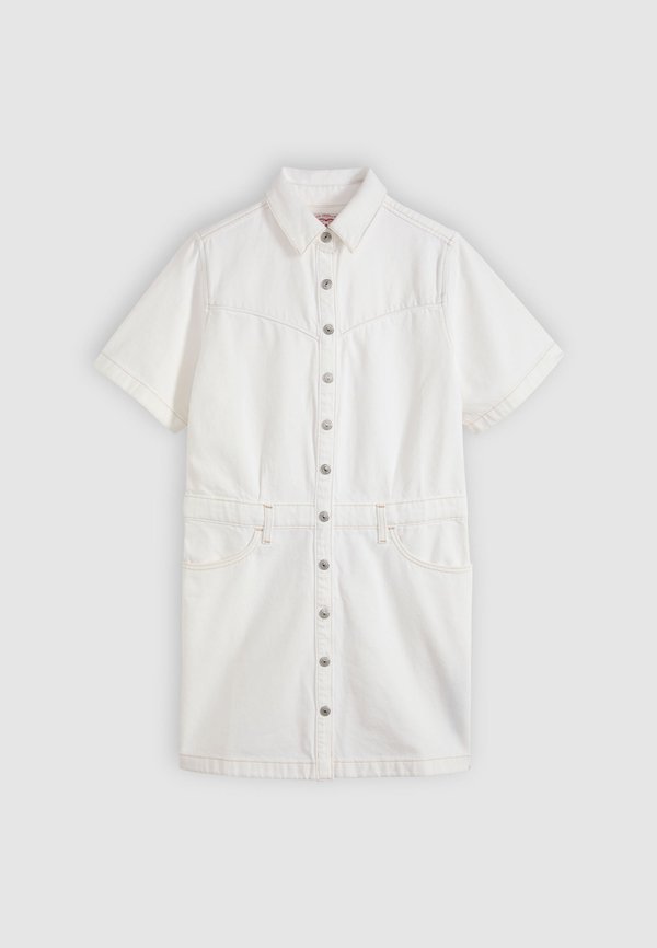 Levi's® LOGAN WESTERN DRESS - Denim dress - tooth fairy lightweight