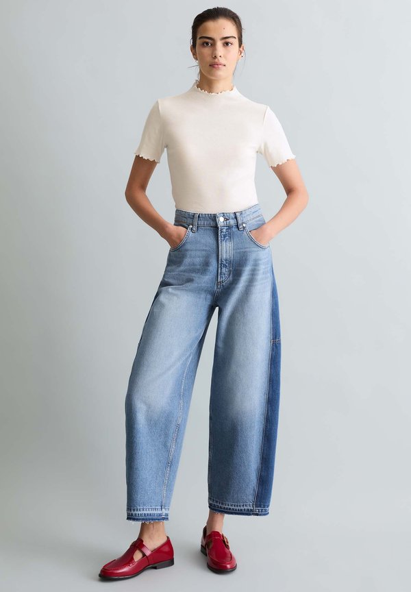Marc O'Polo DENIM PINEAPPLE FIBRE ENNI HIGH WAIST BARREL