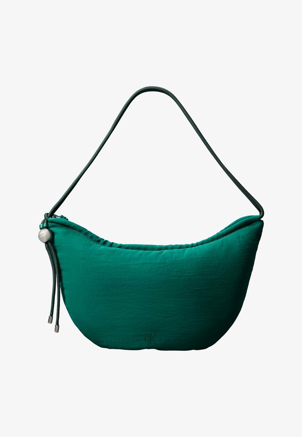 Calvin Klein SMALL HOBO BAG - Handbag - enchanted forest