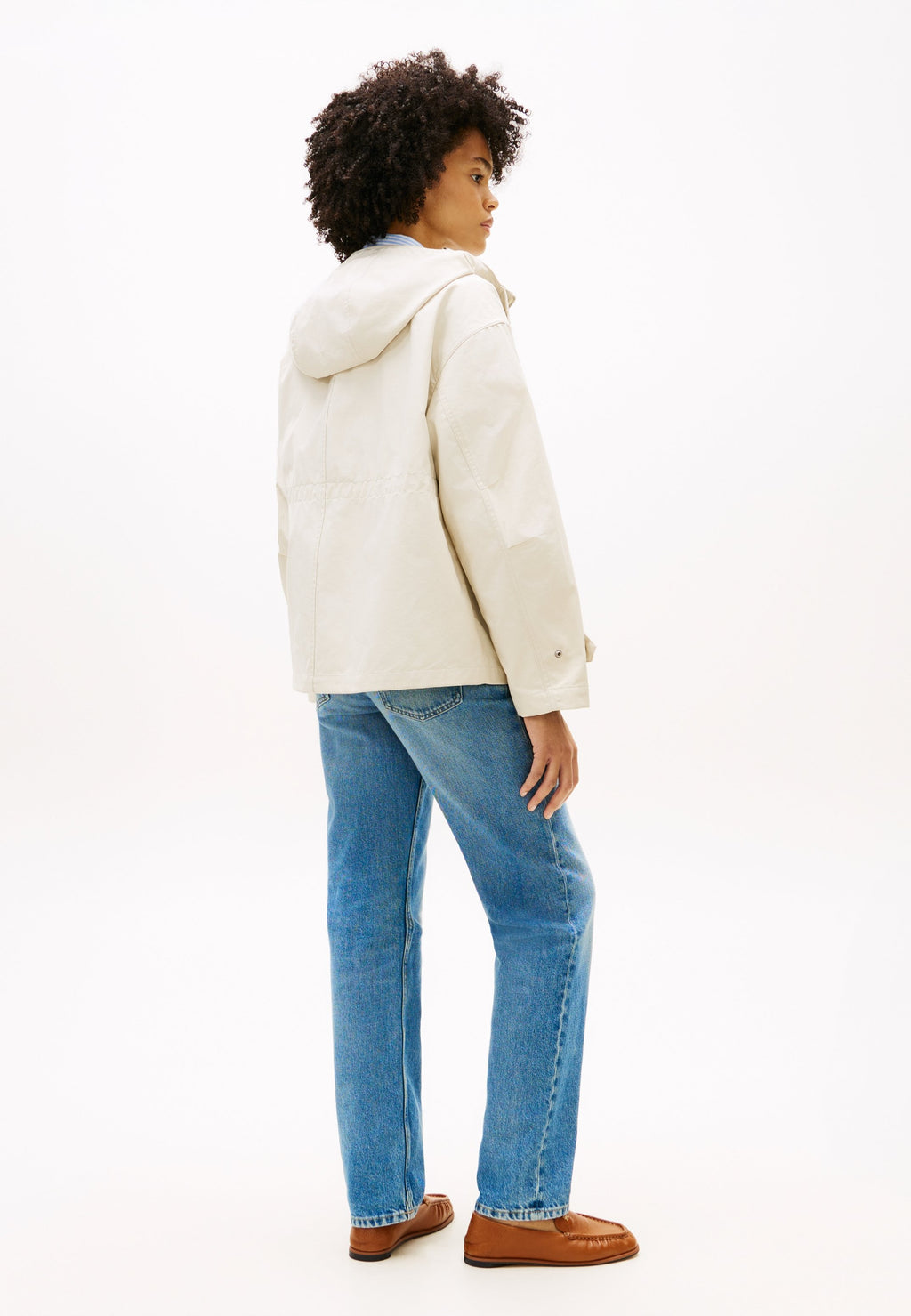FLAP POCKET RELAXED SHORT PARKA Media 4