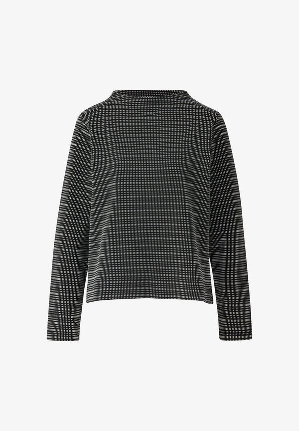 s.Oliver Long sleeved top - schwarz
