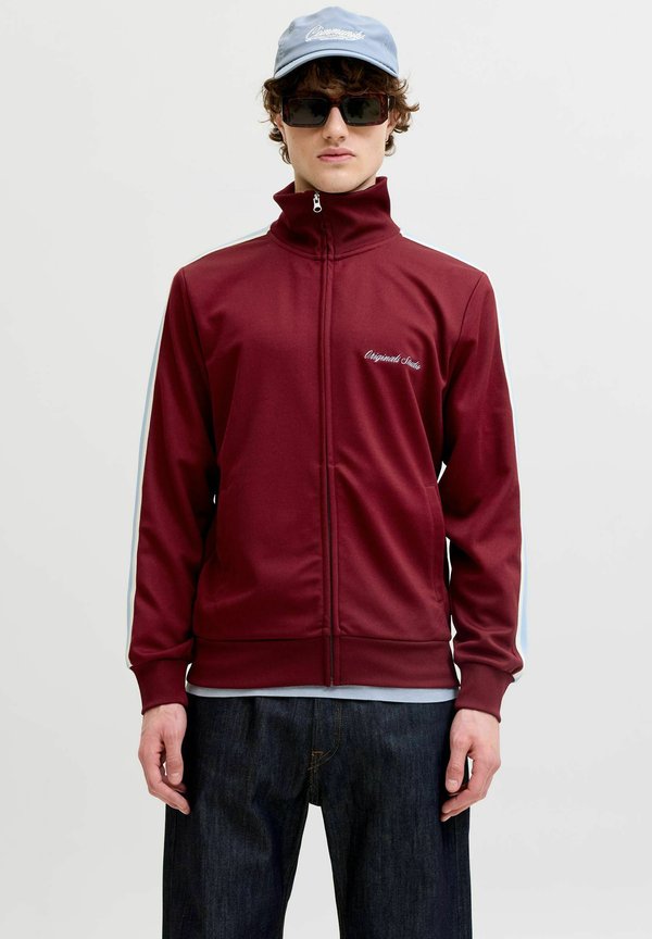Jack & Jones Zip Sweat Zip Sweat - Zip-up sweatshirt - cabernet