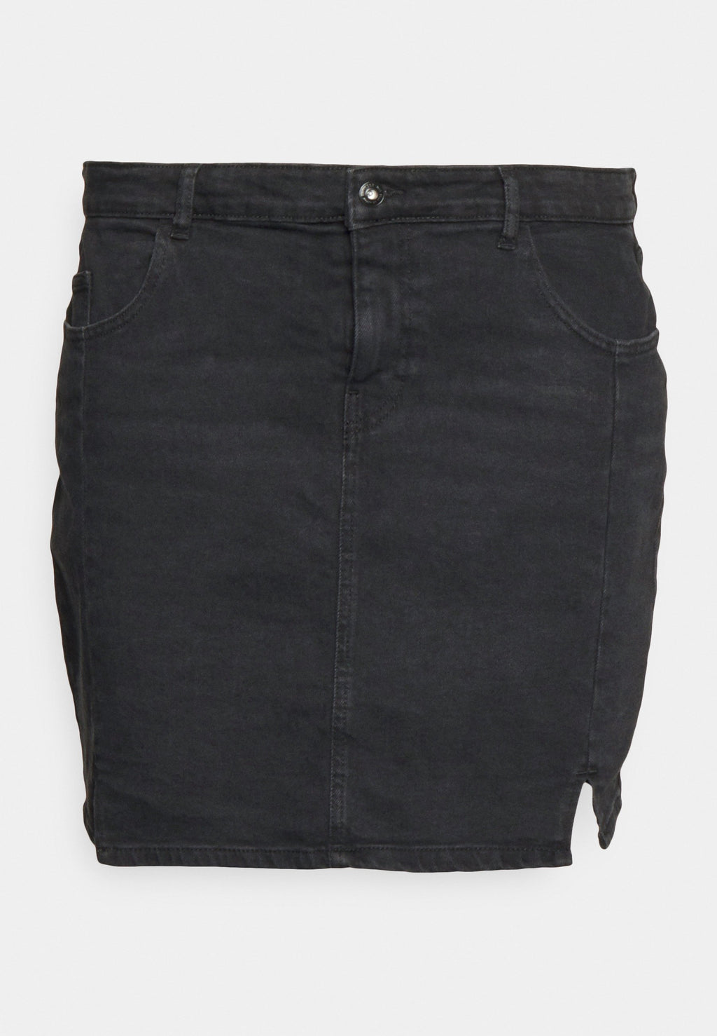 Noisy May Curve PLEATED SKIRT BLACK