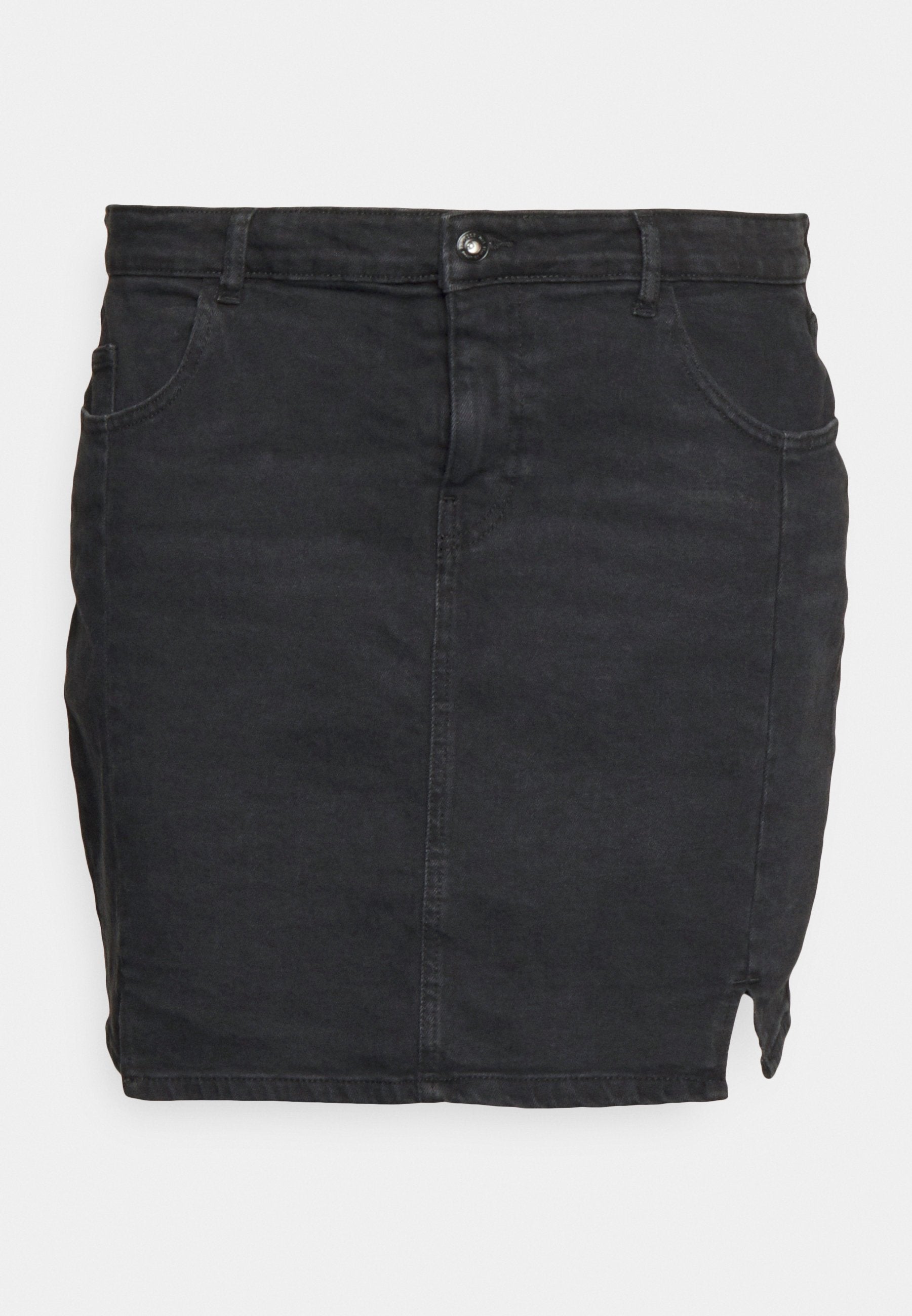 Noisy May Curve PLEATED SKIRT BLACK