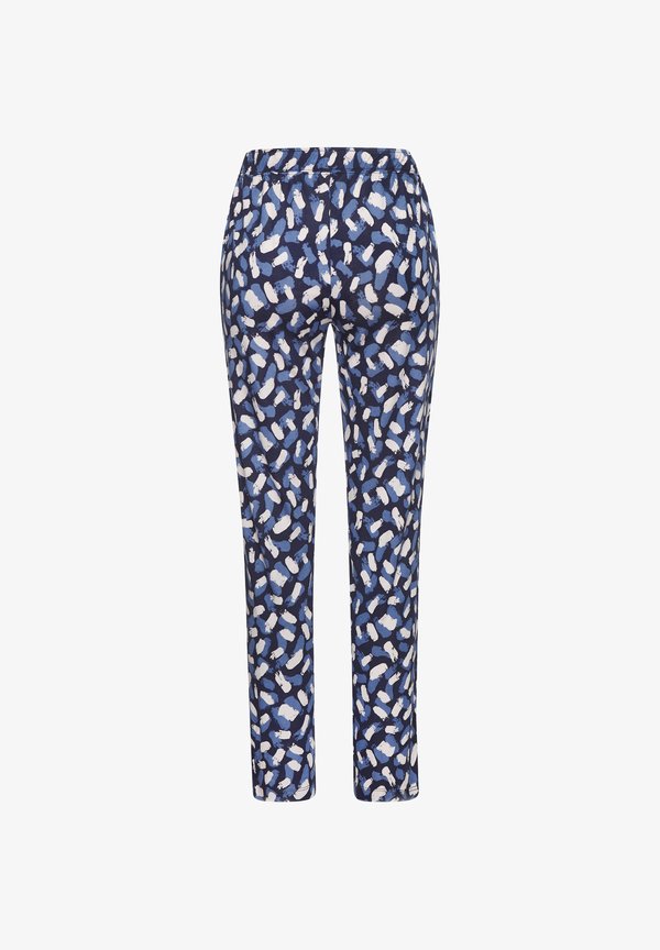 s.Oliver Pyjama bottoms - blau-gemustert