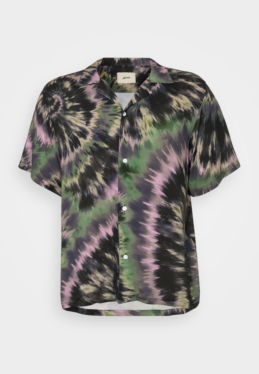 Bather FIG SWIRL TIE DYE PRINTED CAMP SHIRTS