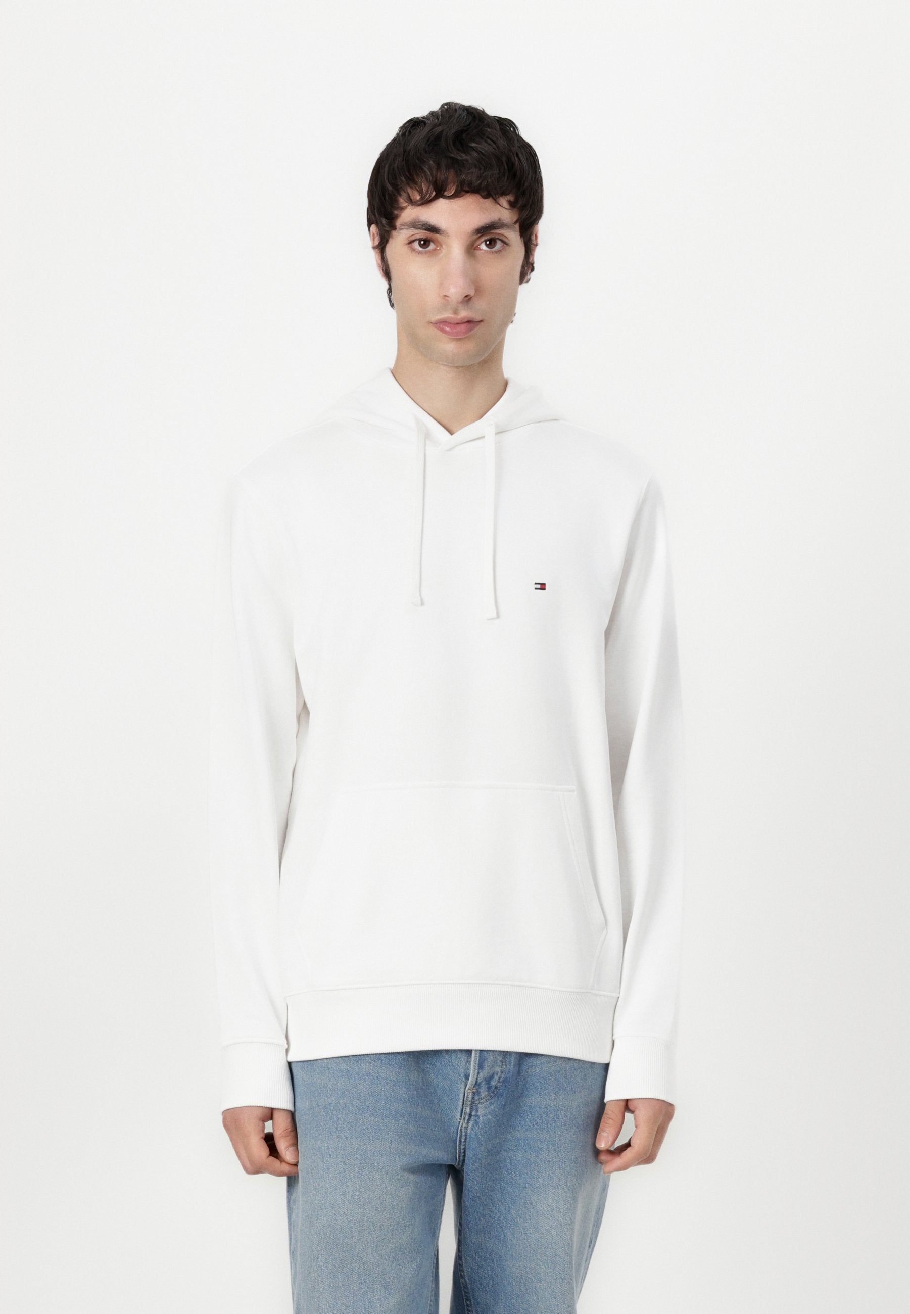 FLAG EMBROIDERY TERRY DRAWSTRING HOODY Media 3
