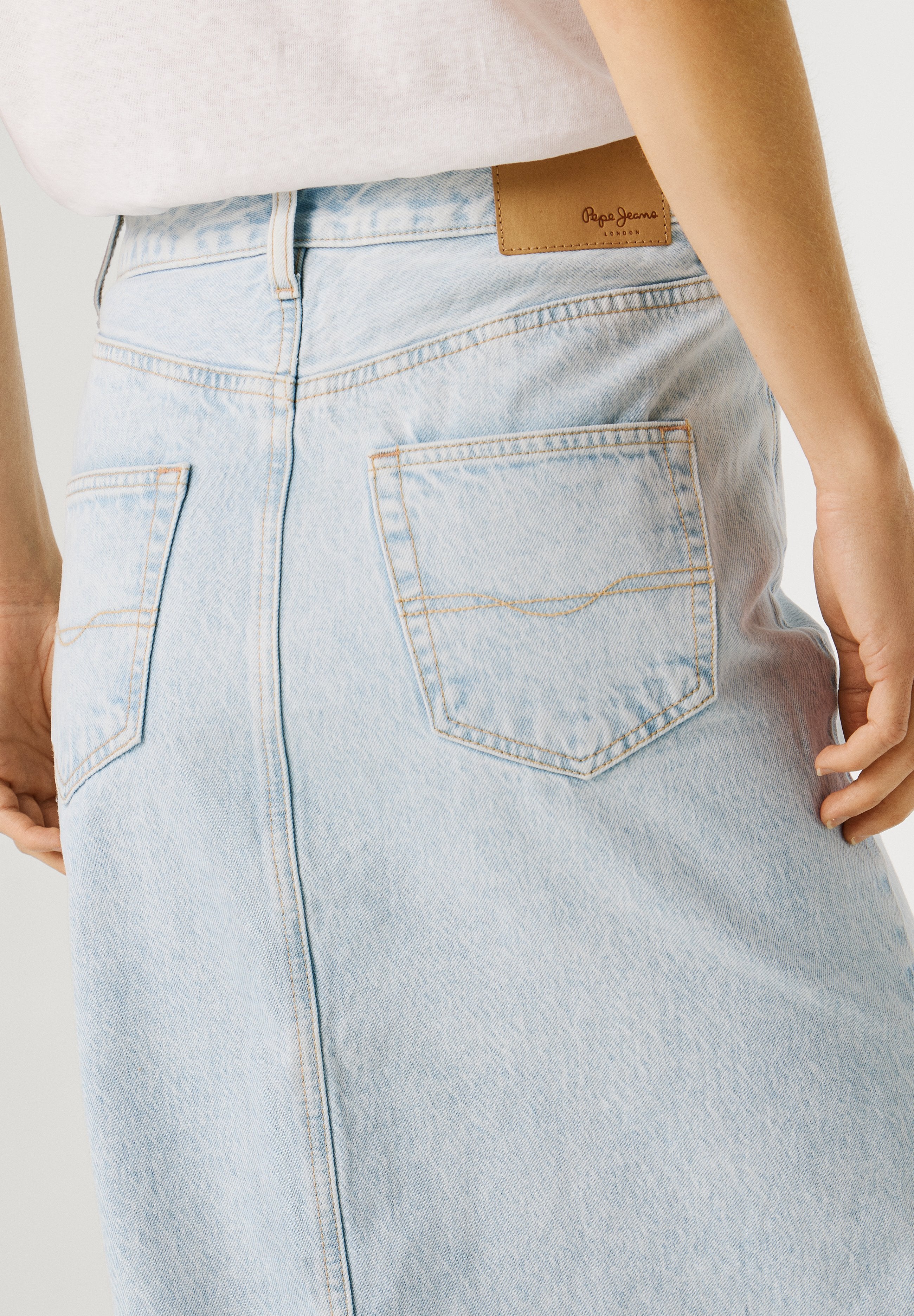 Pepe Jeans MIDI SKIRT NIKITA