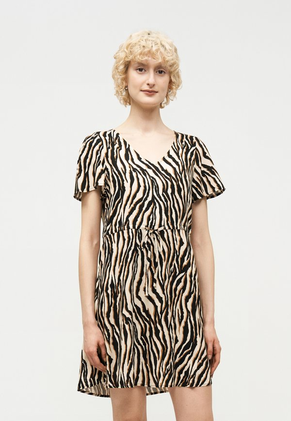 Vero Moda VMEASY JOY DRESS - Day dress - oatmeal